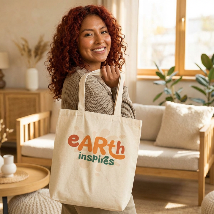 Earth Inspires Tote Bag