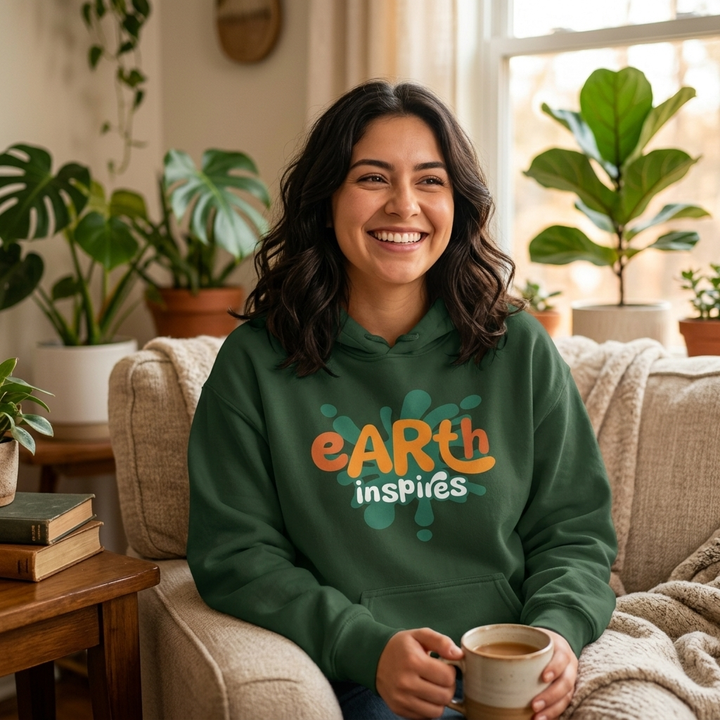 Earth Inspires Adult Hoodie Sweatshirt