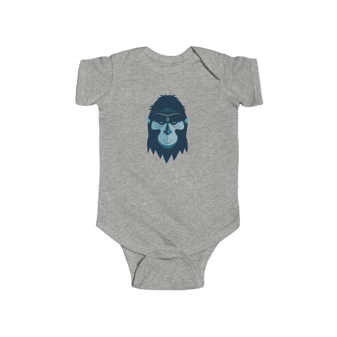 Gorilla Wild Faces Soft Baby Onesie