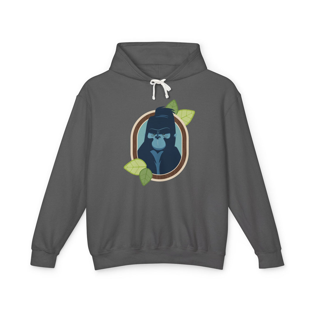 Gorilla Portrait of Nature Lightweight Hooded Sweatshirt - Adult