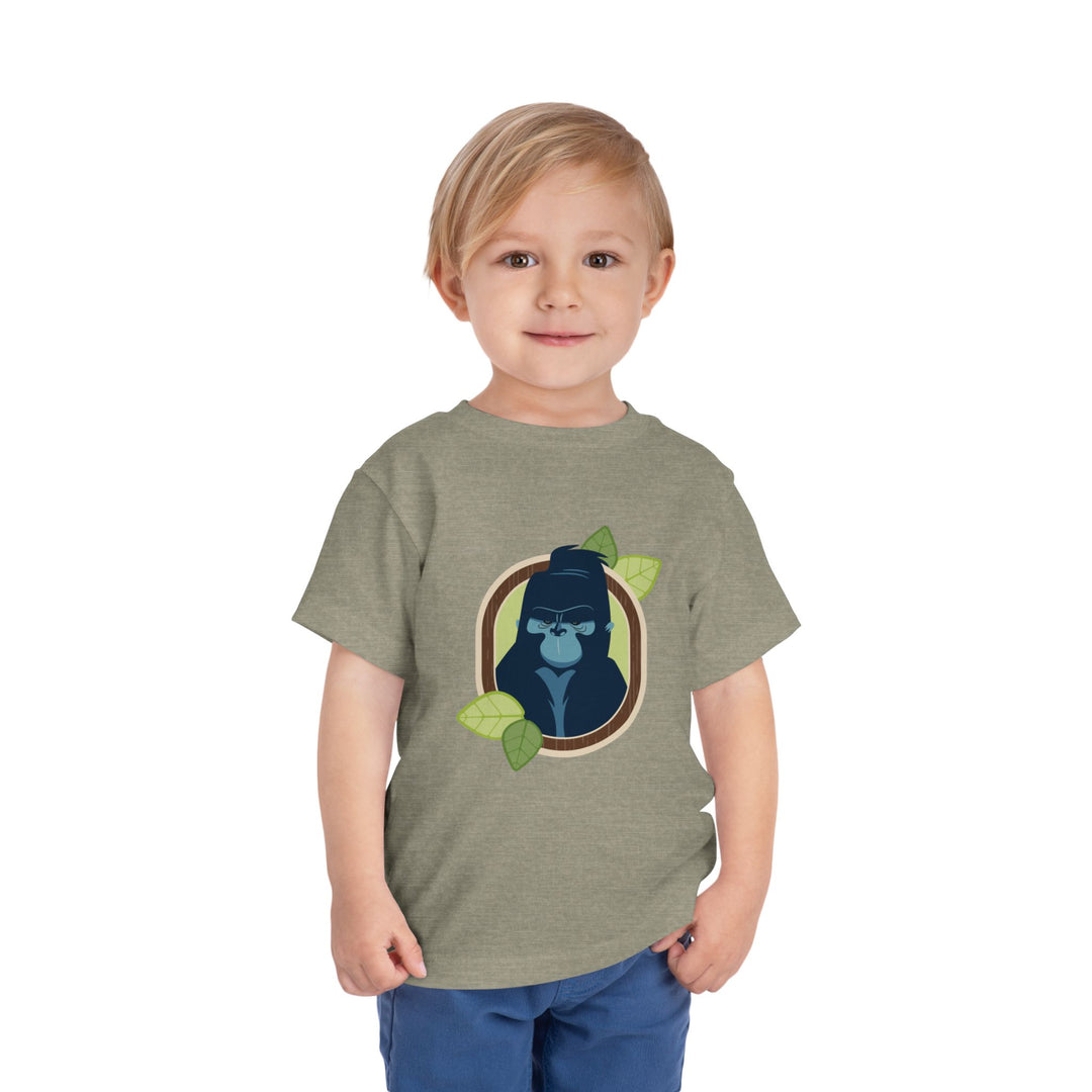 Gorilla Portrait of Nature Toddler Soft Shirt