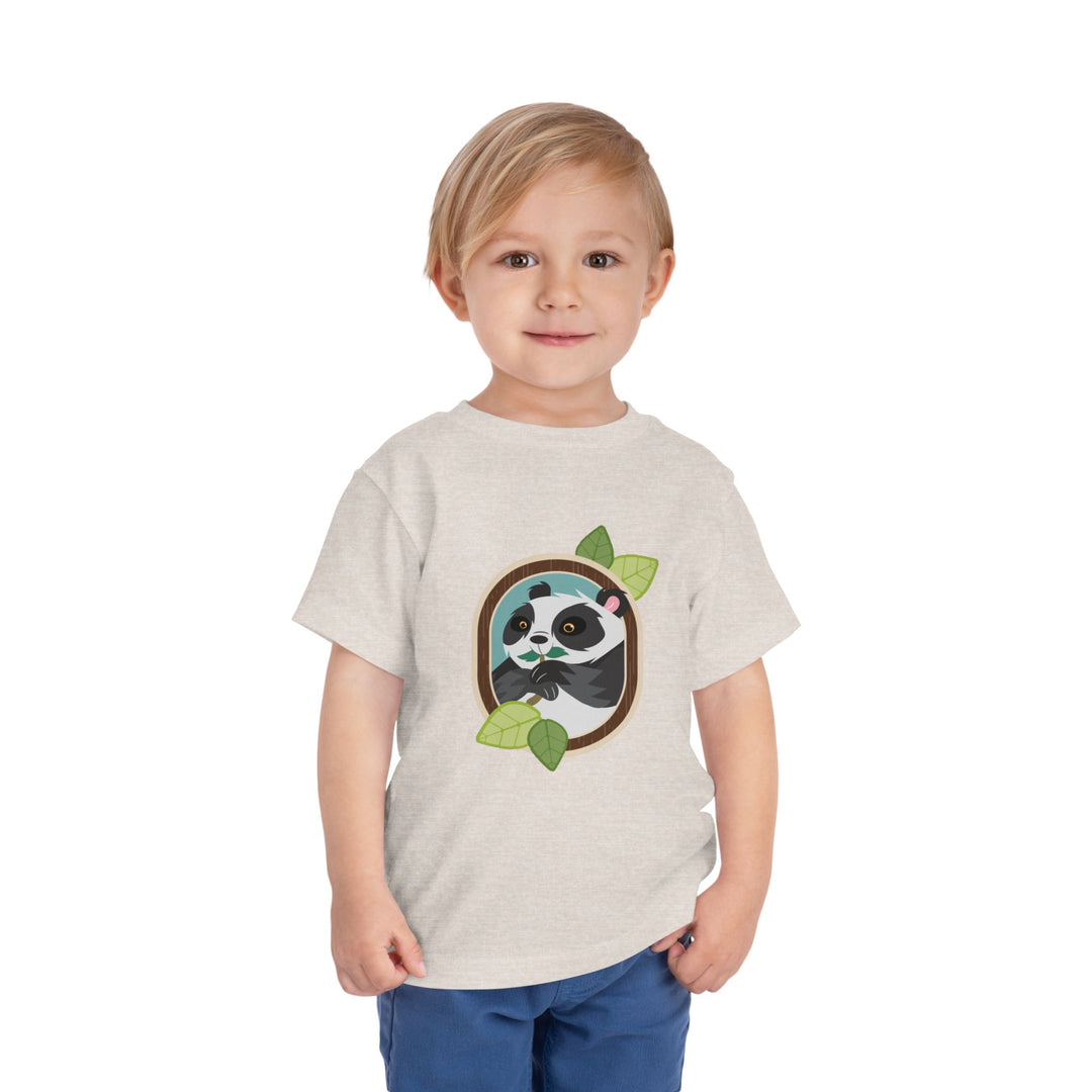 Panda Portrait of Nature Toddler Soft Shirt