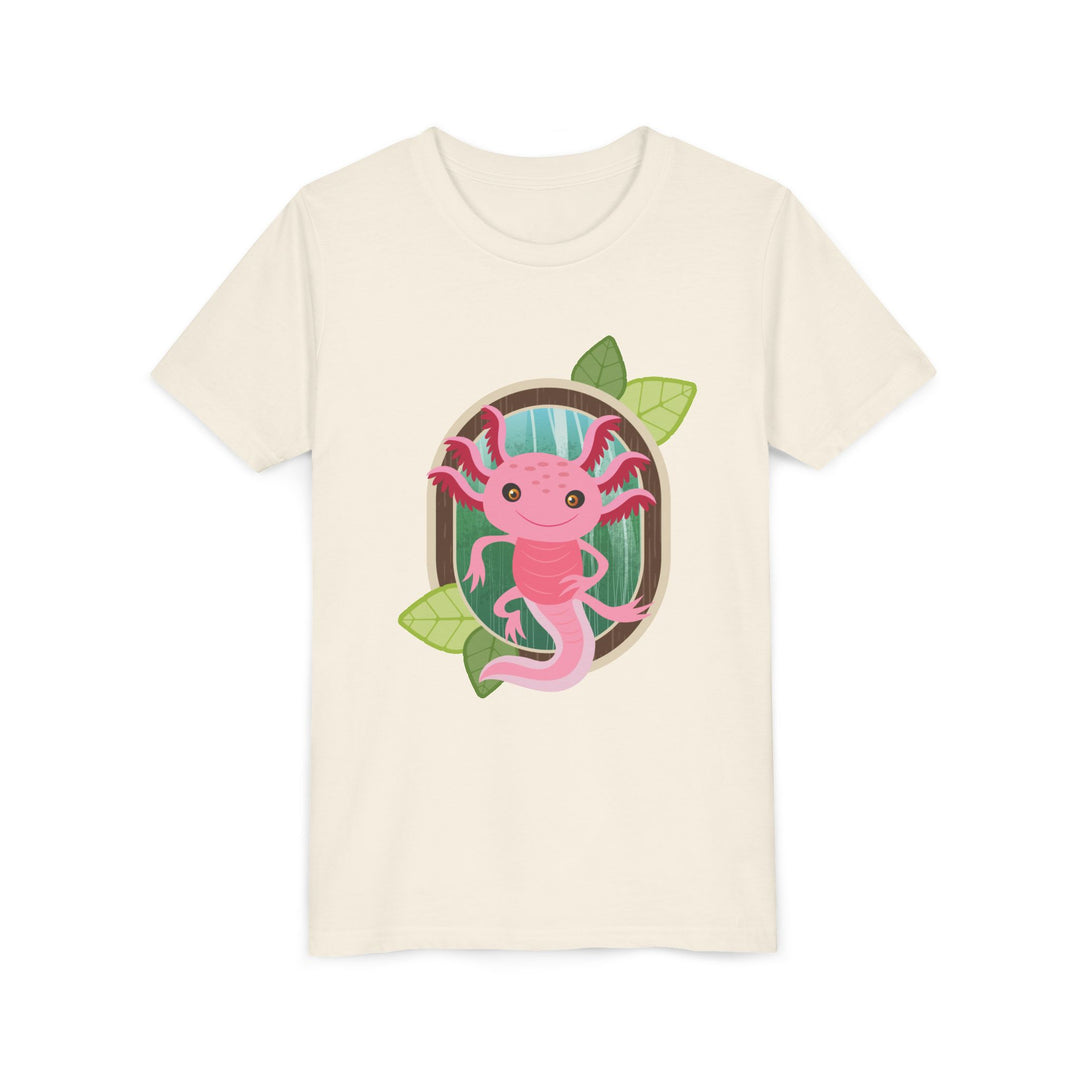 Axolotl Portrait of Nature Youth Soft Shirt