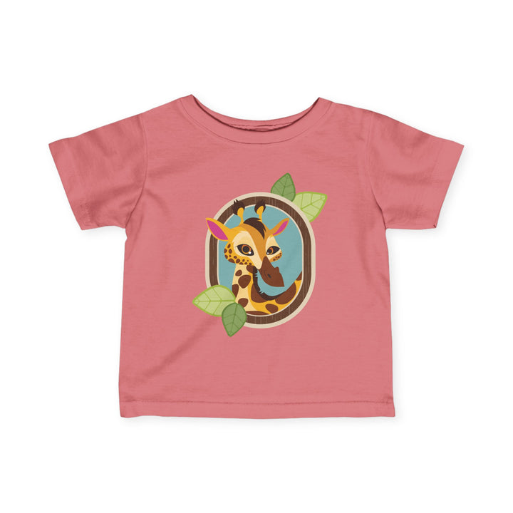 Giraffe Portrait of Nature Baby Soft Shirt