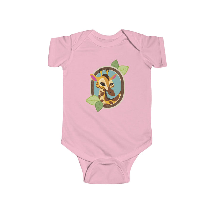 Giraffe Portrait of Nature Soft Baby Onesie