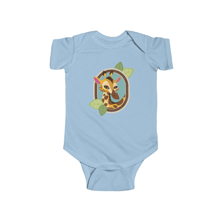 Giraffe Portrait of Nature Soft Baby Onesie