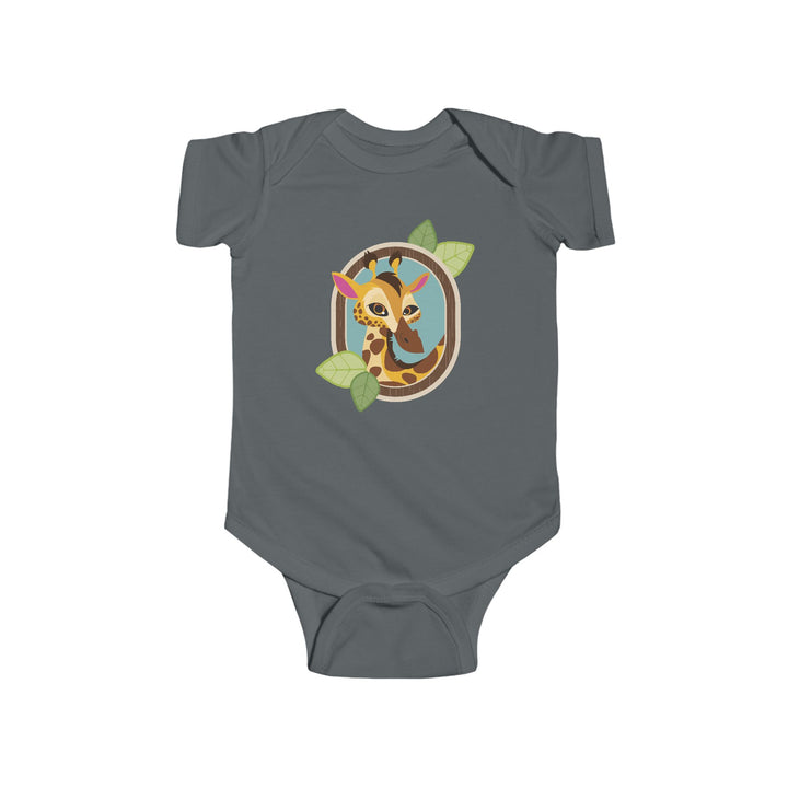 Giraffe Portrait of Nature Soft Baby Onesie