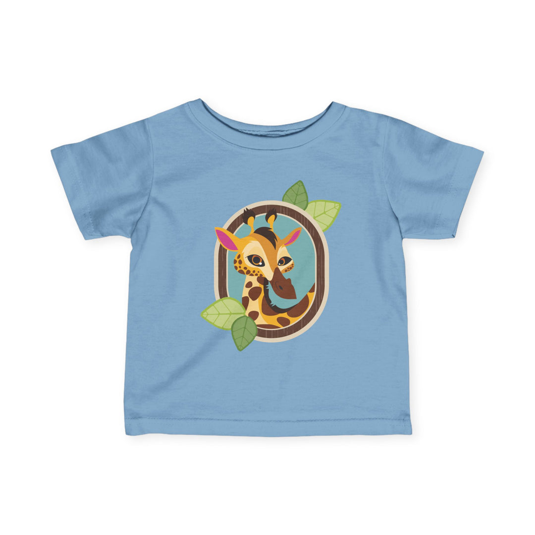 Giraffe Portrait of Nature Baby Soft Shirt