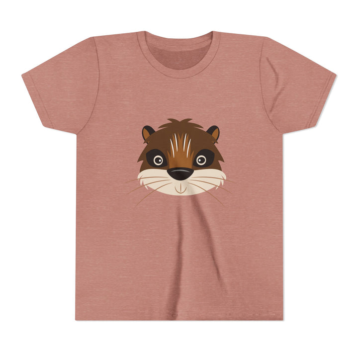 Otter Wild Faces Youth Soft Shirt