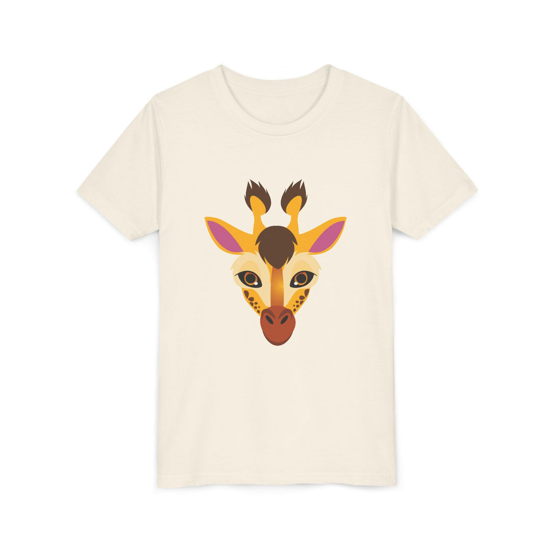 Giraffe Wild Faces Youth Soft Shirt