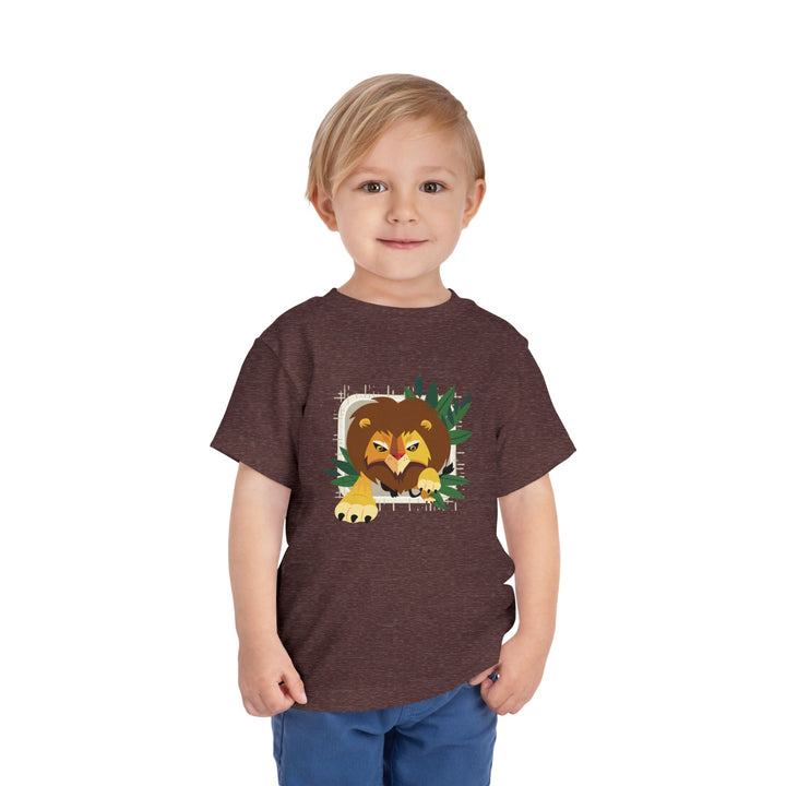 Lion In Your Face Toddler Soft Shirt