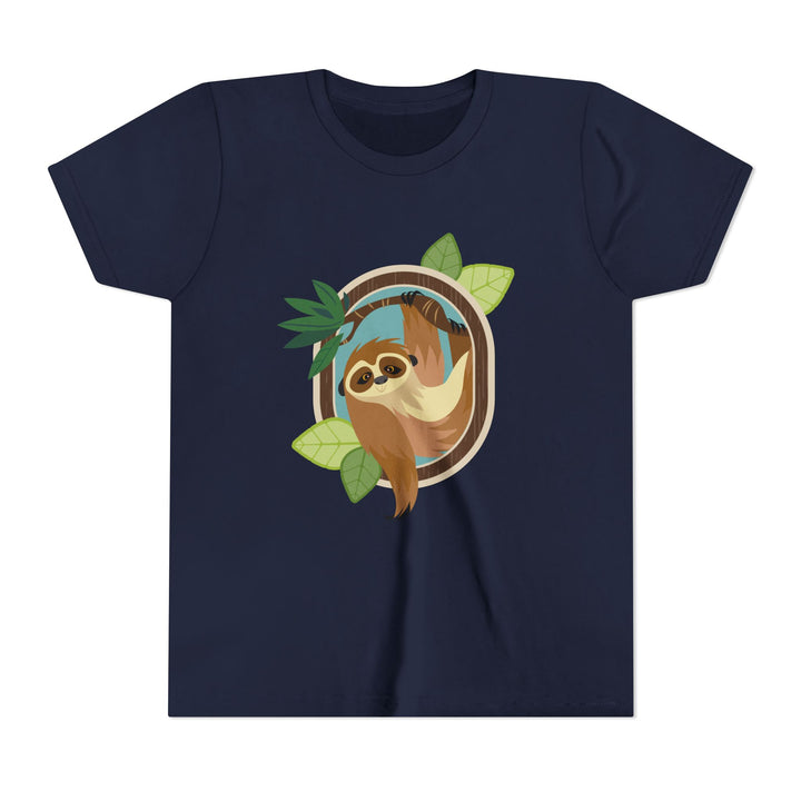 Sloth Portrait of Nature Youth Soft Shirt
