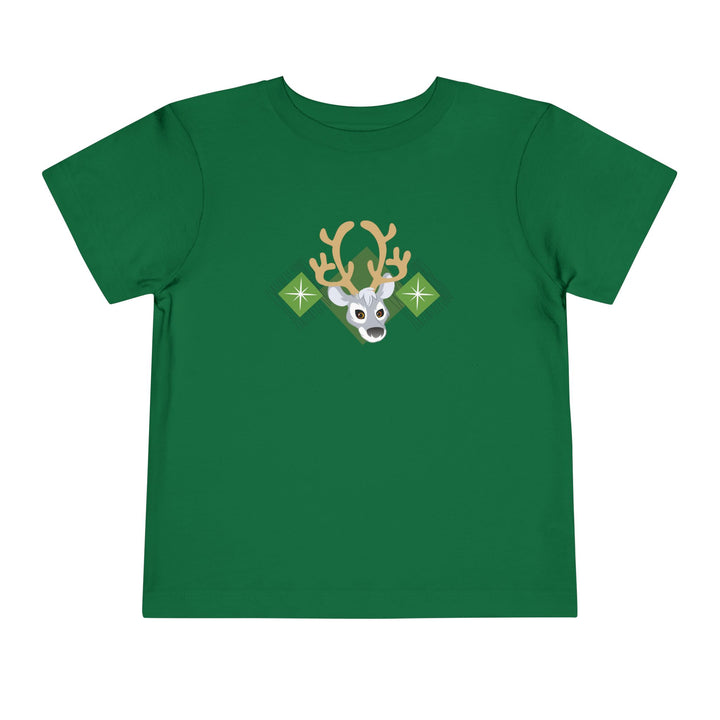 Reindeer Winter Lights Toddler Short Sleeve Tee