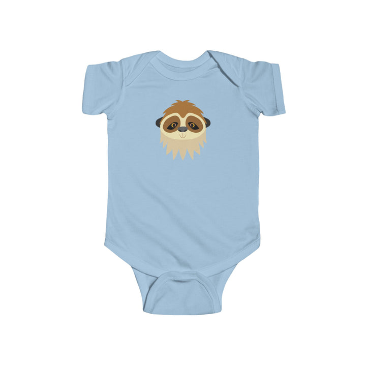 Sloth Wild Faces Soft Baby Bodysuit