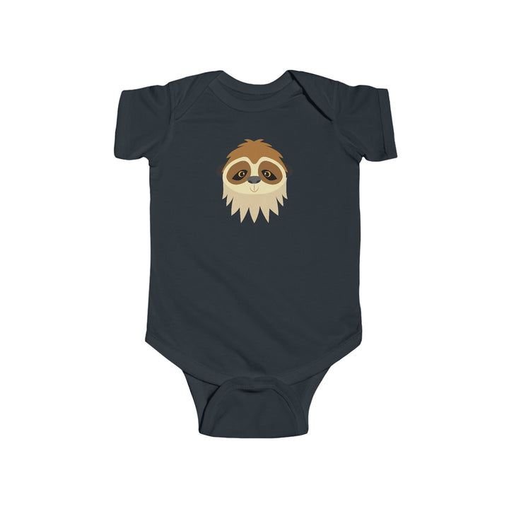 Sloth Wild Faces Soft Baby Bodysuit