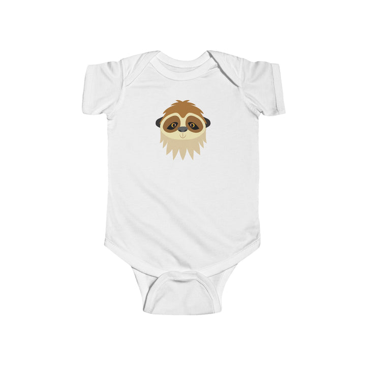 Sloth Wild Faces Soft Baby Bodysuit