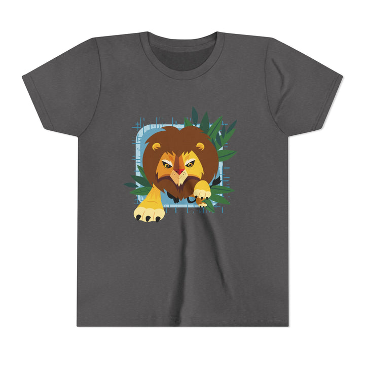 Lion In Your Face Youth Soft Shirt