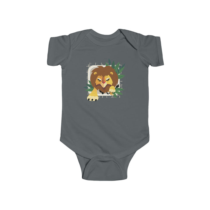 Lion In Your Face Soft Baby Onesie