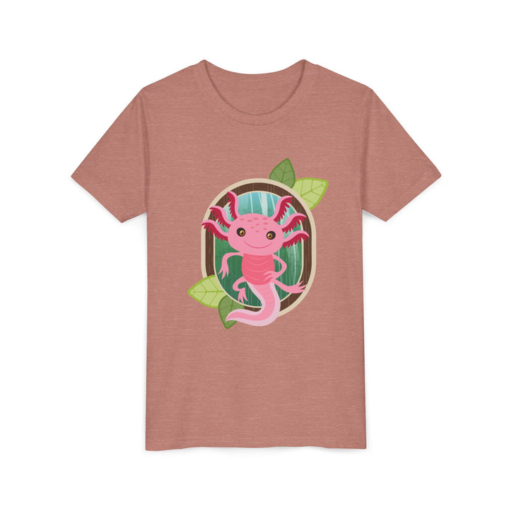 Axolotl Portrait of Nature Youth Soft Shirt