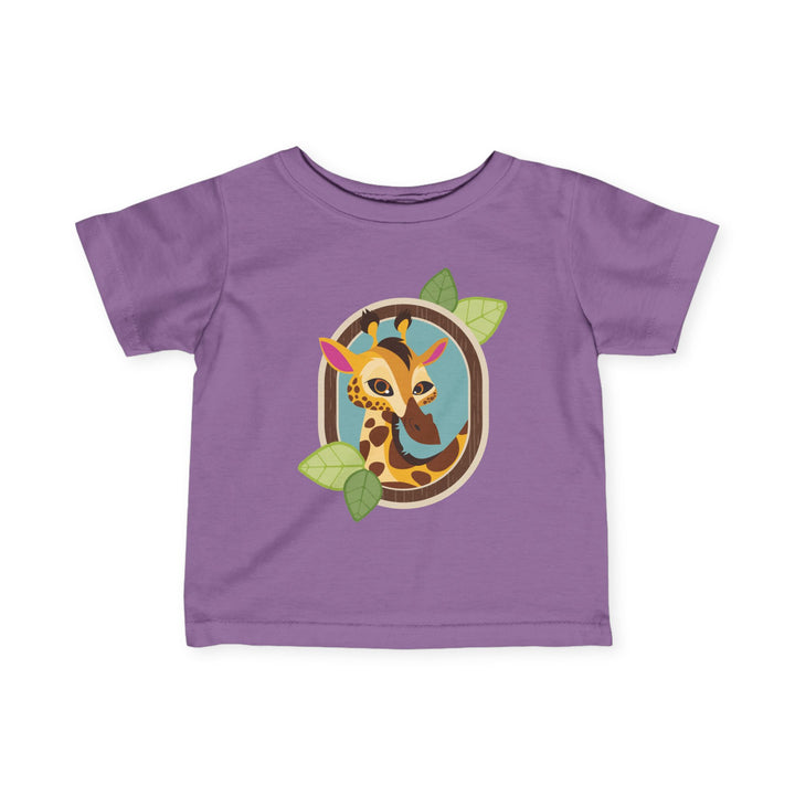 Giraffe Portrait of Nature Baby Soft Shirt