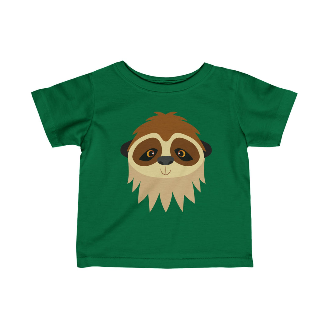 Sloth Wild Faces Baby Soft Shirt