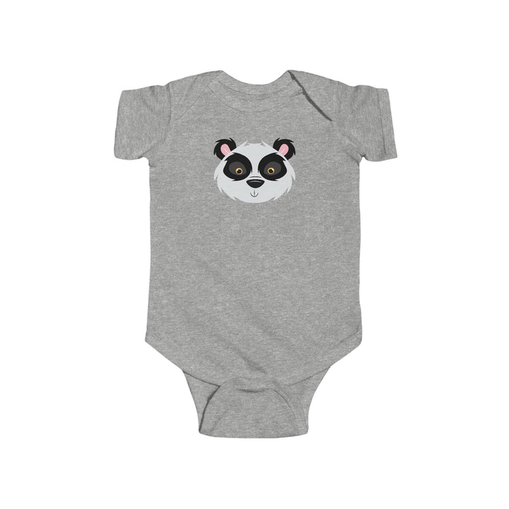 Panda Wild Faces Soft Baby Bodysuit