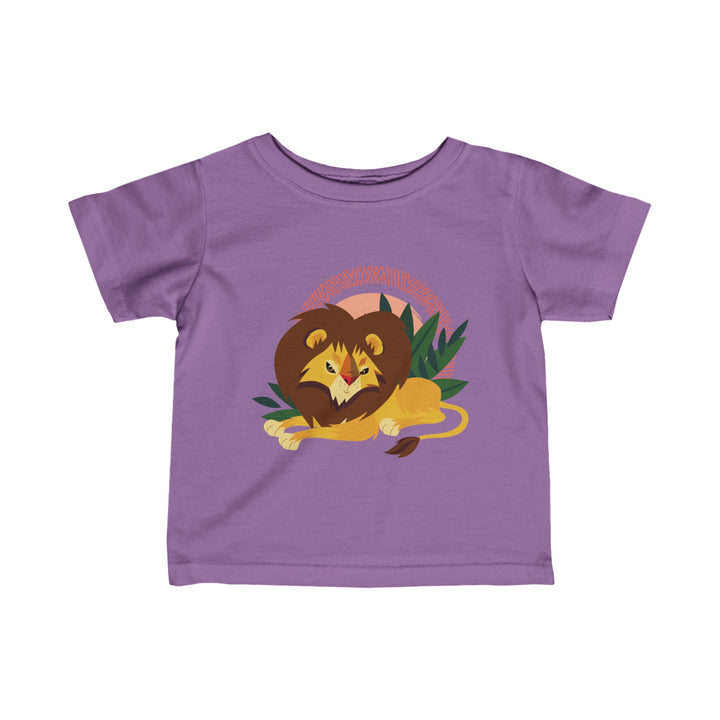 Lion Lounging Halo Baby Soft Shirt