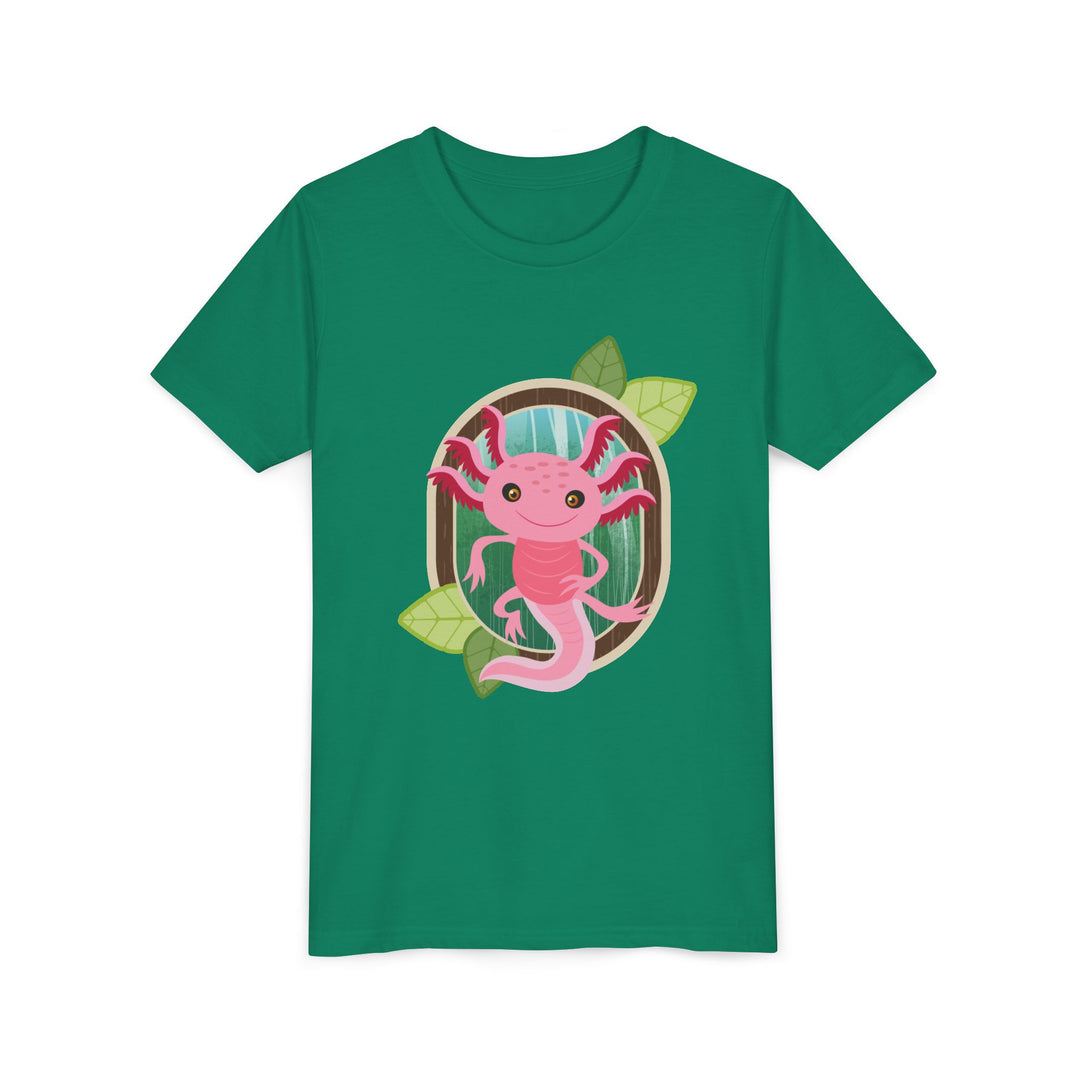 Axolotl Portrait of Nature Youth Soft Shirt