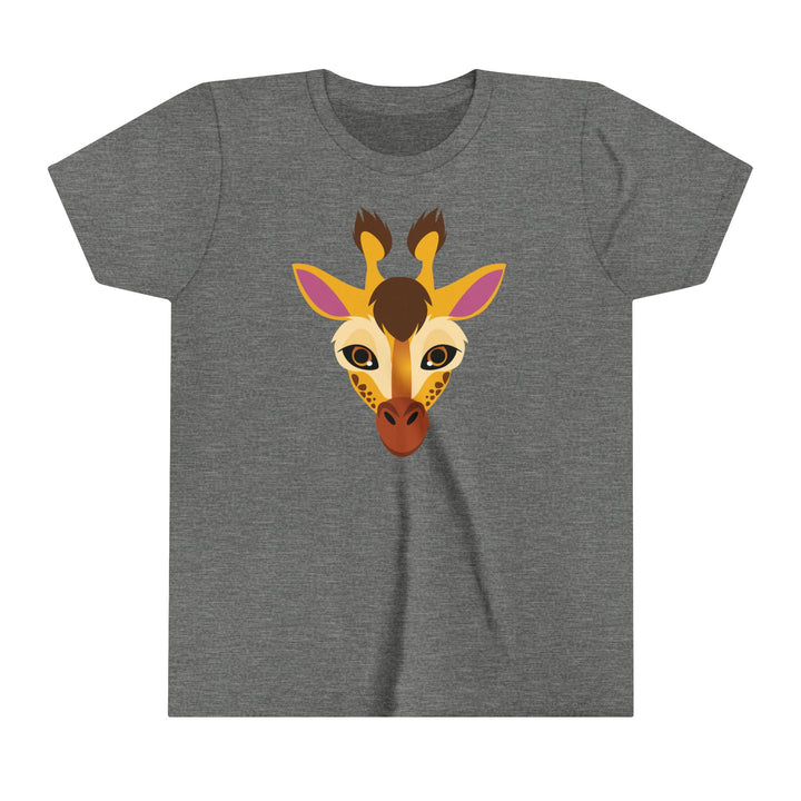 Giraffe Wild Faces Youth Soft Shirt