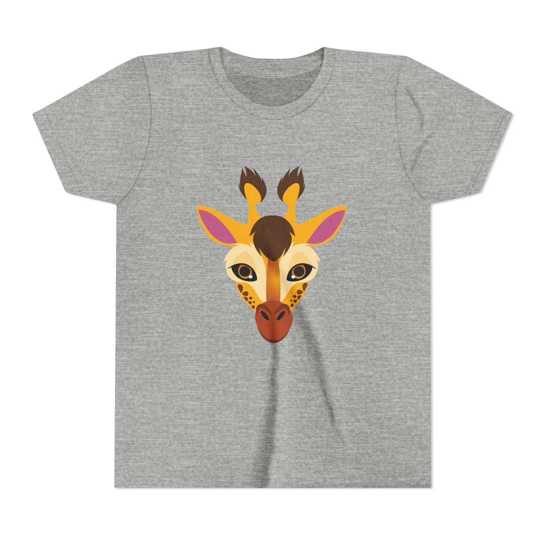 Giraffe Wild Faces Youth Soft Shirt