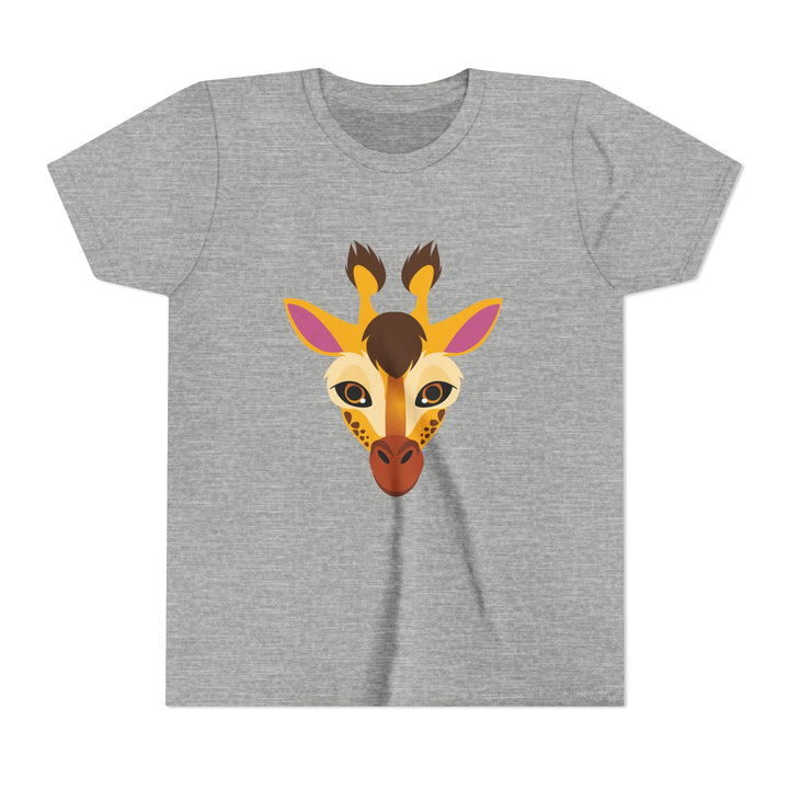 Giraffe Wild Faces Youth Soft Shirt