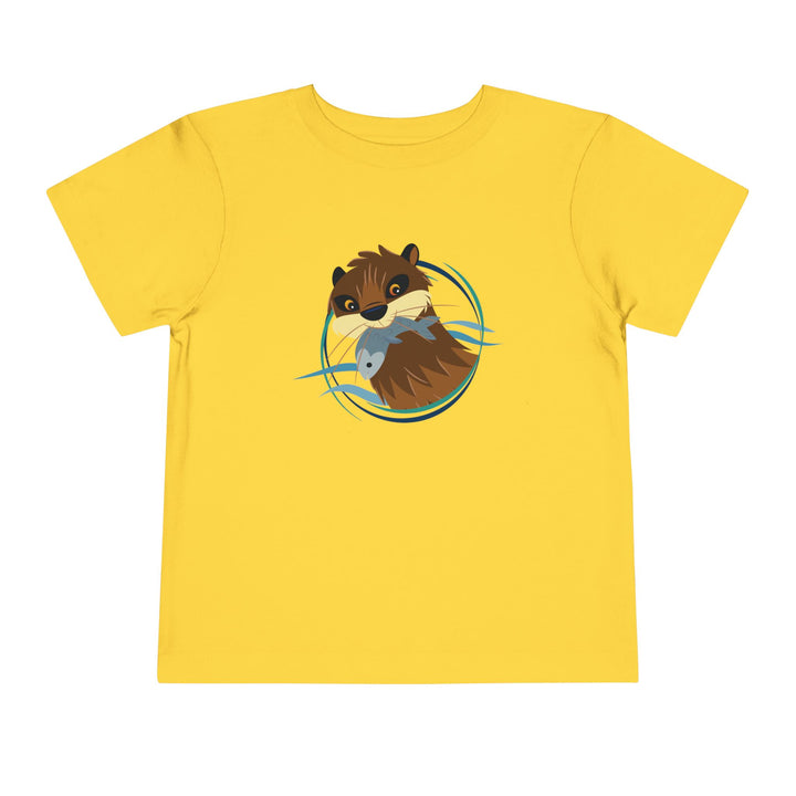 Otter Fishing Toddler Soft Shirt