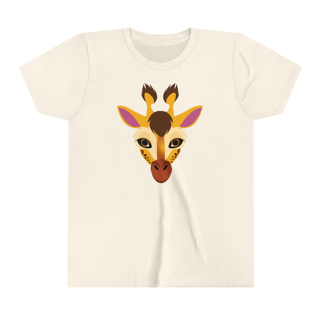 Giraffe Wild Faces Youth Soft Shirt