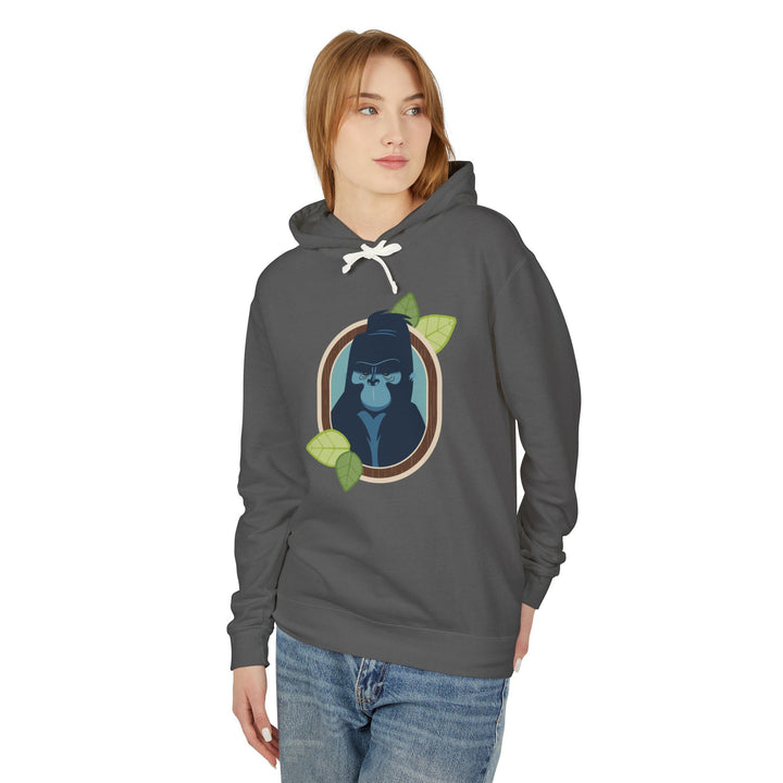 Gorilla Portrait of Nature Lightweight Hooded Sweatshirt - Adult