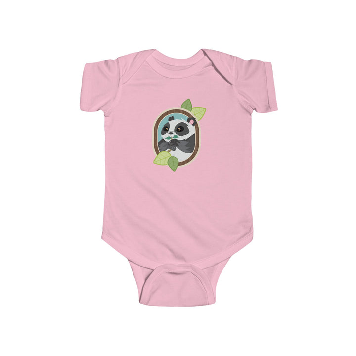 Panda Portrait of Nature Soft Baby Bodysuit