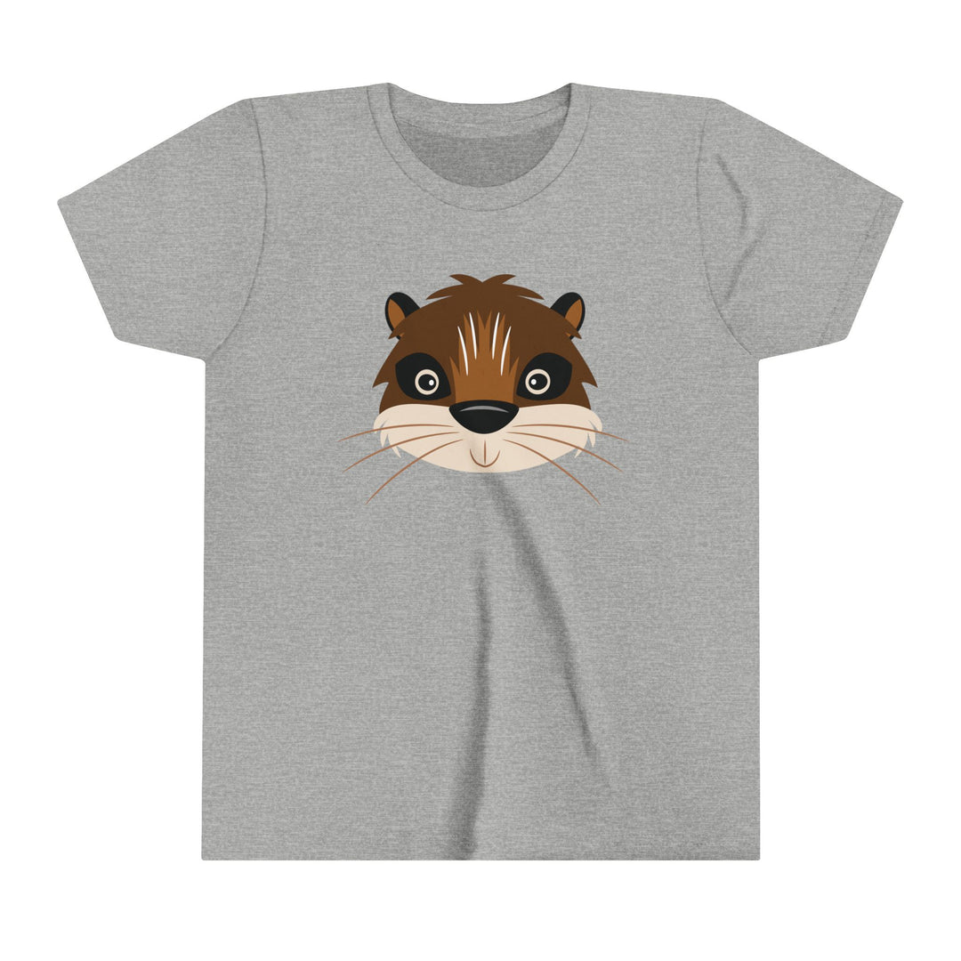 Otter Wild Faces Youth Soft Shirt