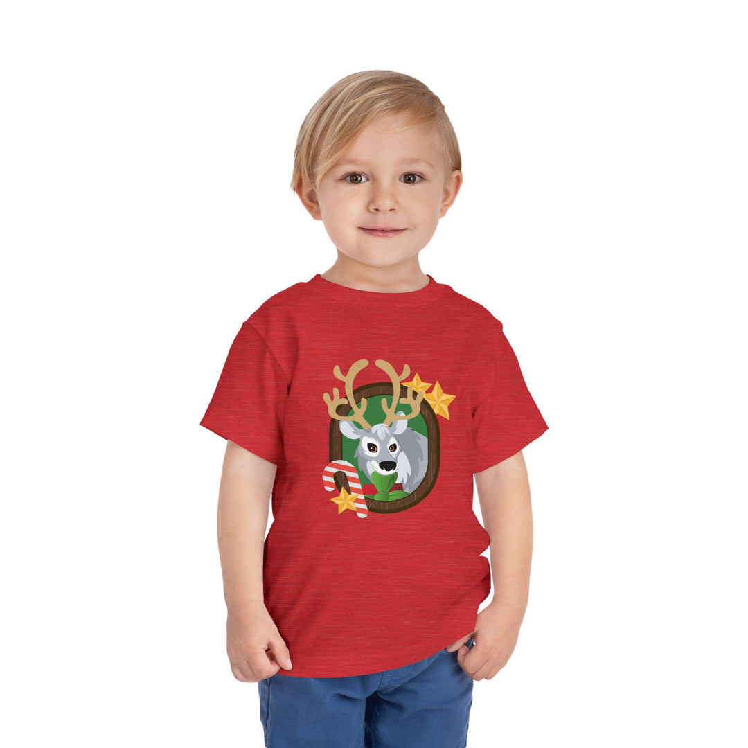 Reindeer Portrait of Nature Toddler Soft Shirt