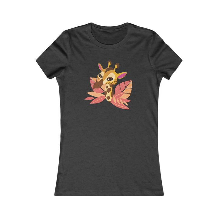 Giraffe Living Wildly Women's Cut Tee