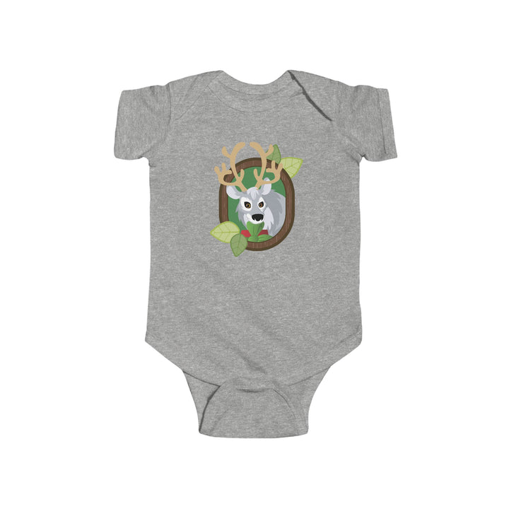 Reindeer Portrait of Nature Soft Baby Onesie