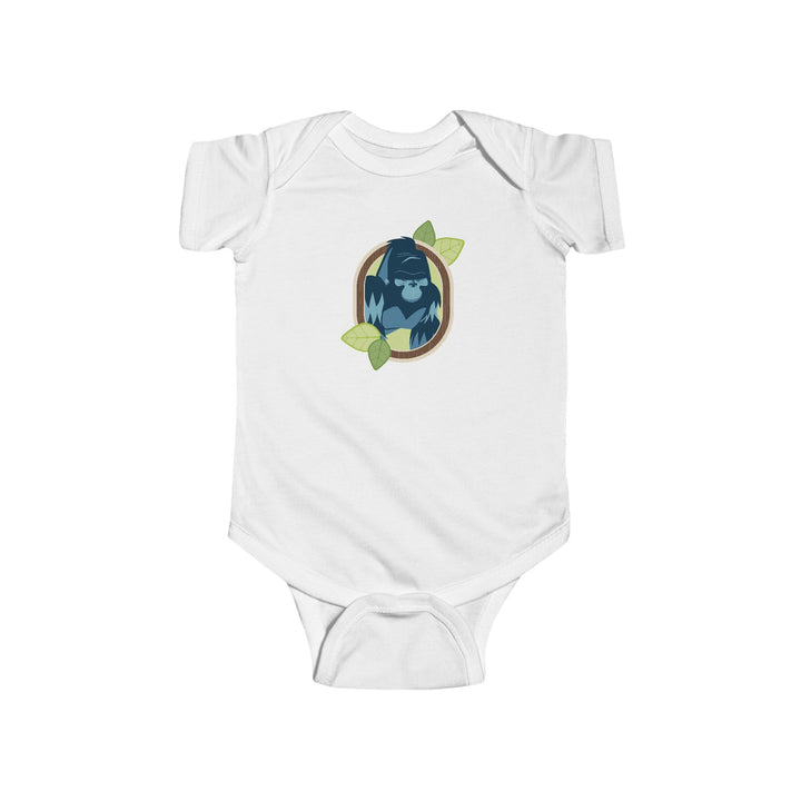 Gorilla Bold Portrait of Nature Soft Baby Bodysuit