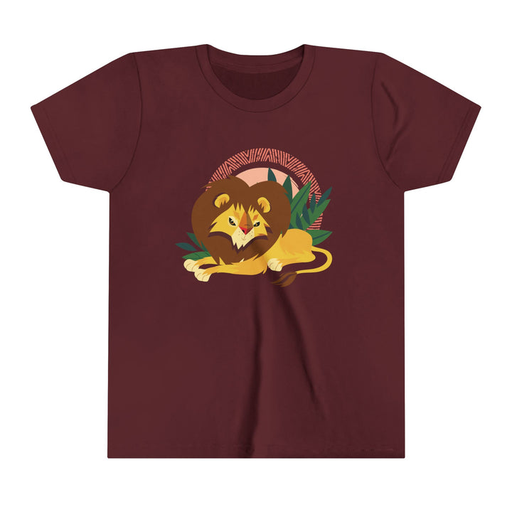 Lion Lounging Halo Youth Soft Shirt