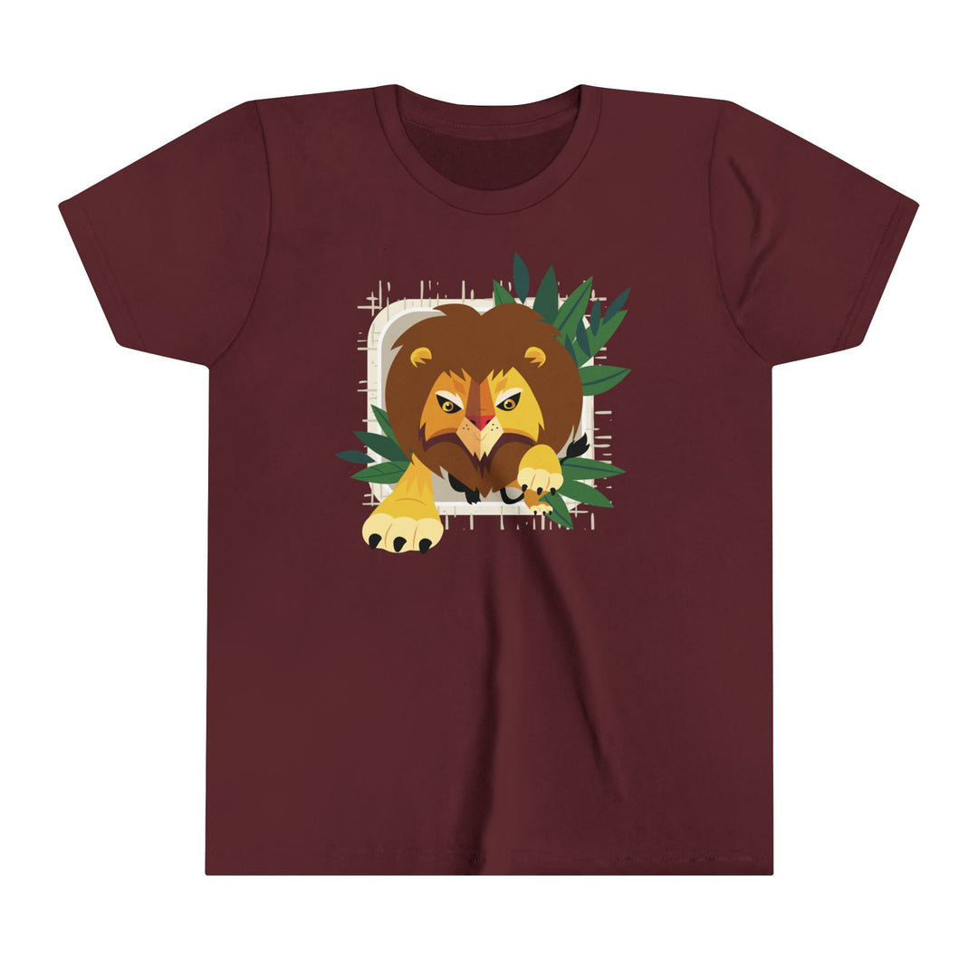 Lion In Your Face Youth Soft Shirt