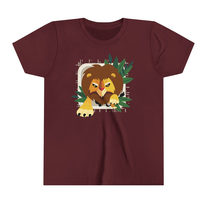 Lion In Your Face Youth Soft Shirt