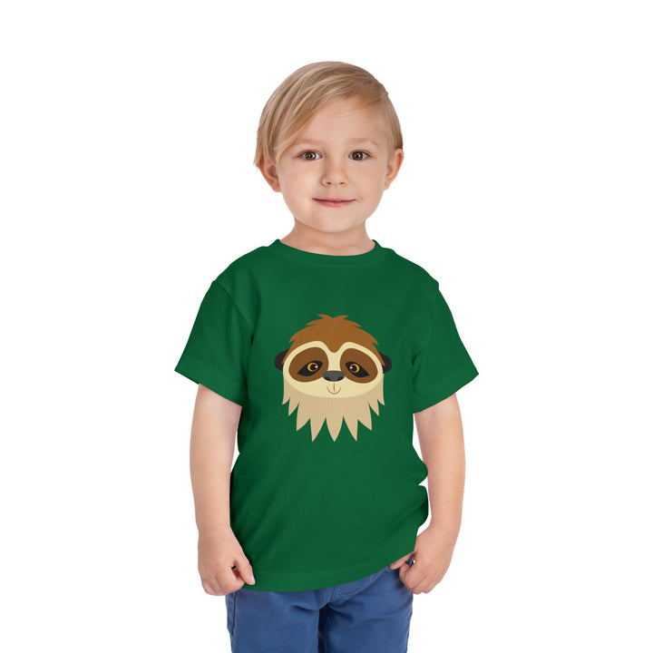 Sloth Wild Faces Toddler Soft Shirt