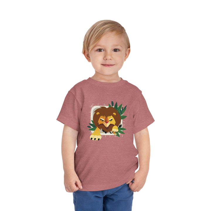 Lion In Your Face Toddler Soft Shirt