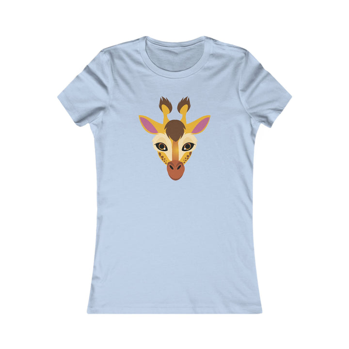 Giraffe Wild Faces Women's Cut Tee