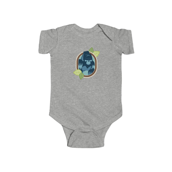 Gorilla Bold Portrait of Nature Soft Baby Bodysuit