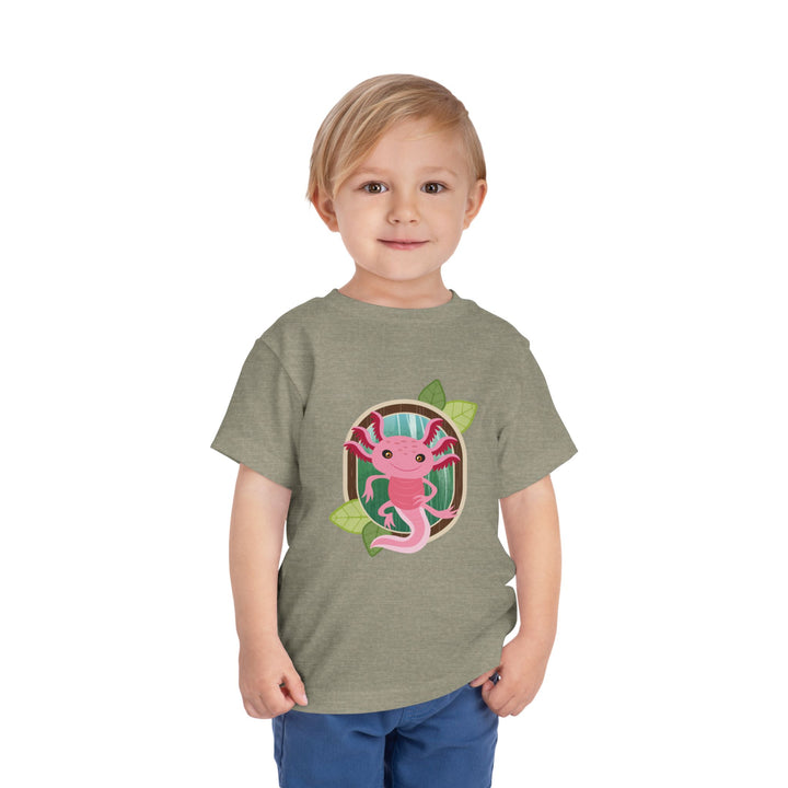 Axolotl Portrait of Nature Toddler Soft Shirt