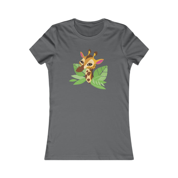 Giraffe Living Wildly Women's Cut Tee