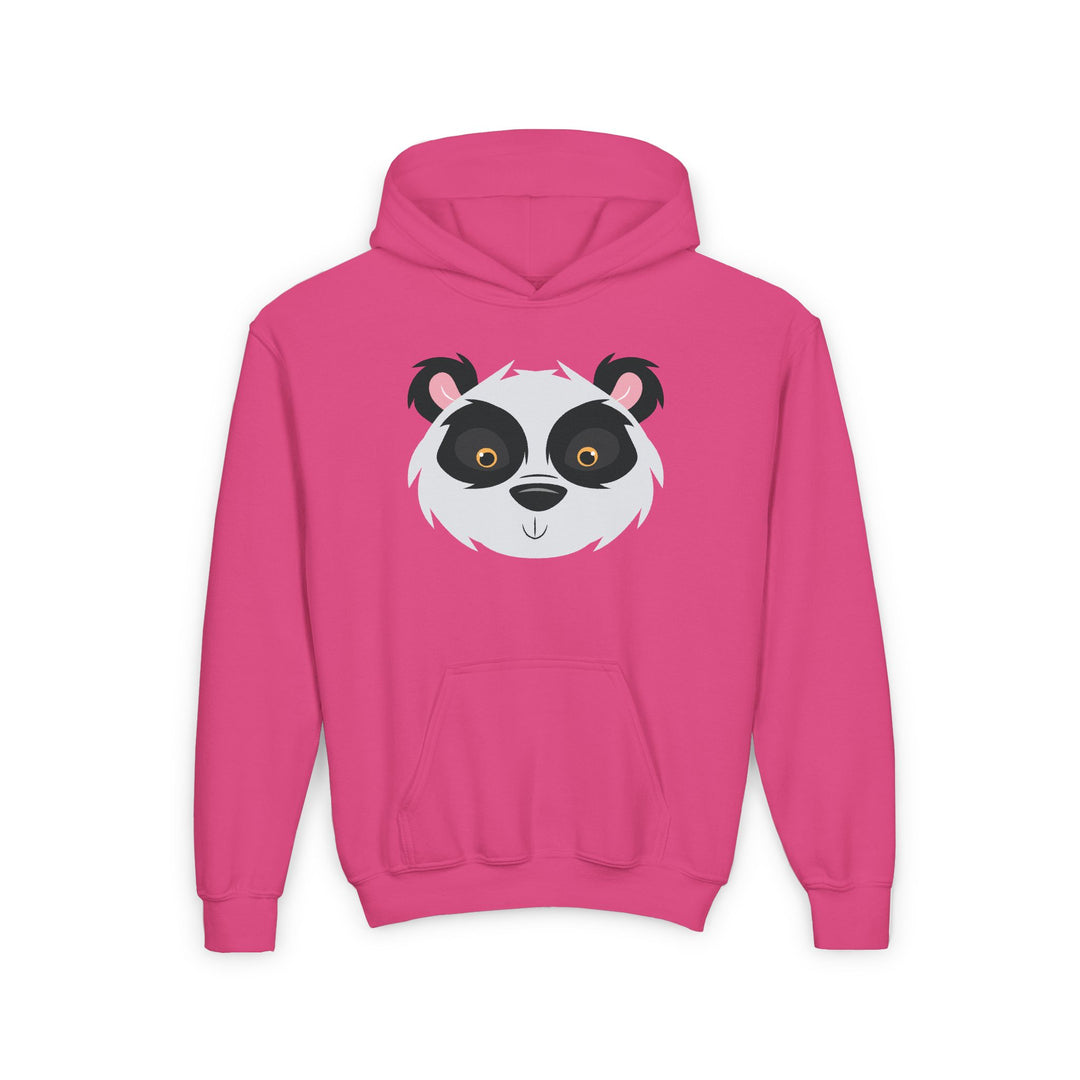 Panda Wild Faces Youth Hooded Sweatshirt